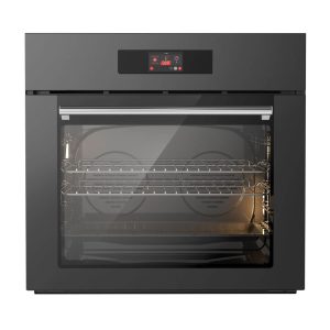 ILVE Professional Plus 76 cm-es beépíthető multifunkciós sütő rozsdamentes acélból, TFT kijelzővel - Hidrolízis