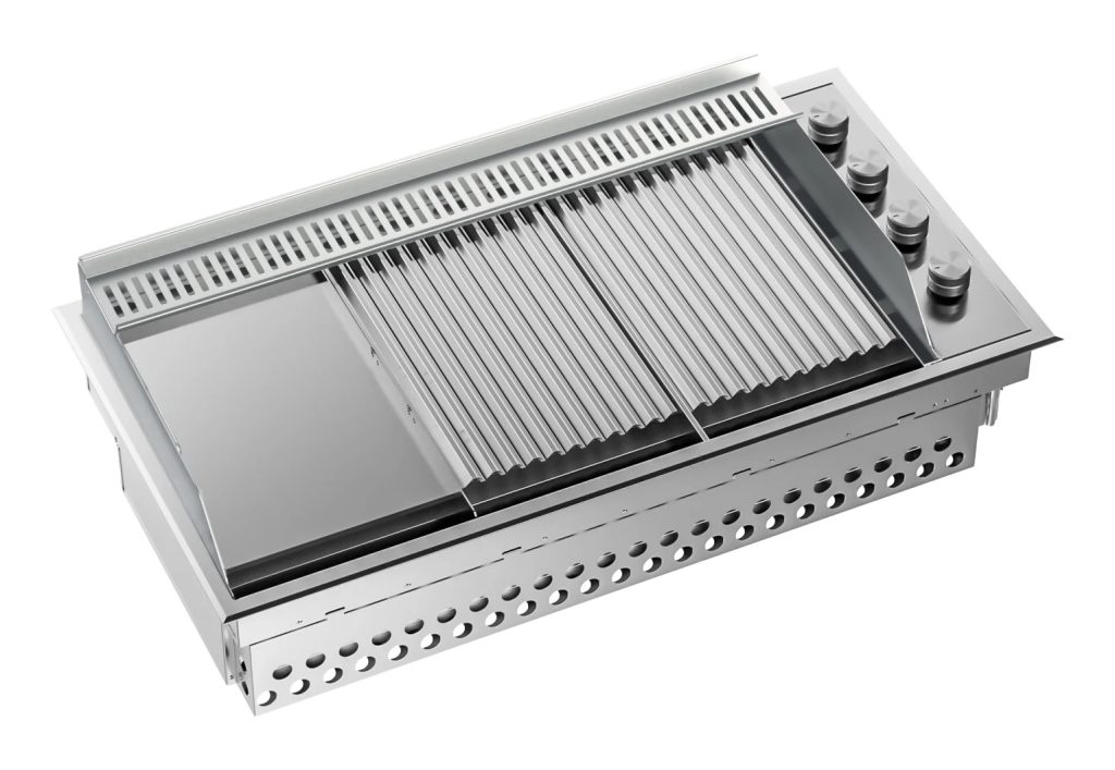 ILVE kültéri beépíthető BBQ grill fedél nélkül, rozsdamentes acél